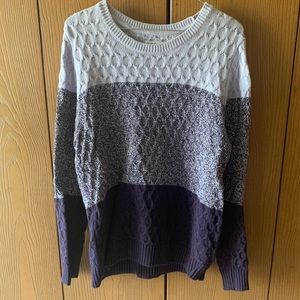🌼 3/$25 Croft & Barrow Purple Sweater